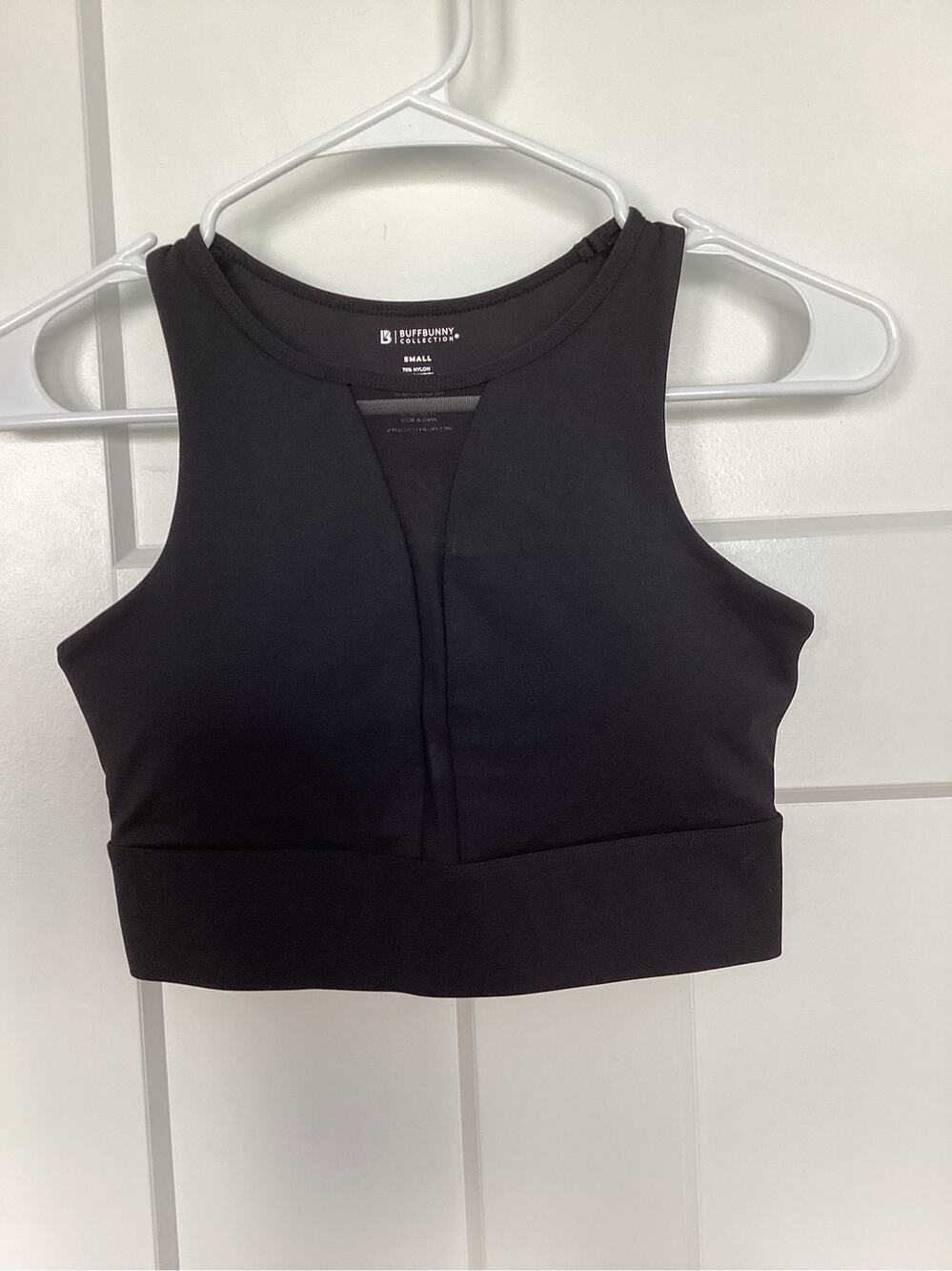 Buff Bunny Black Padded Sports Bra - Women's Small sporty